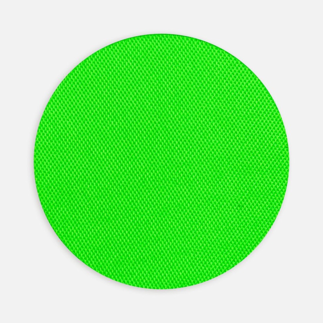 Наклейка тканевая Lunga Round, M, зеленый неон