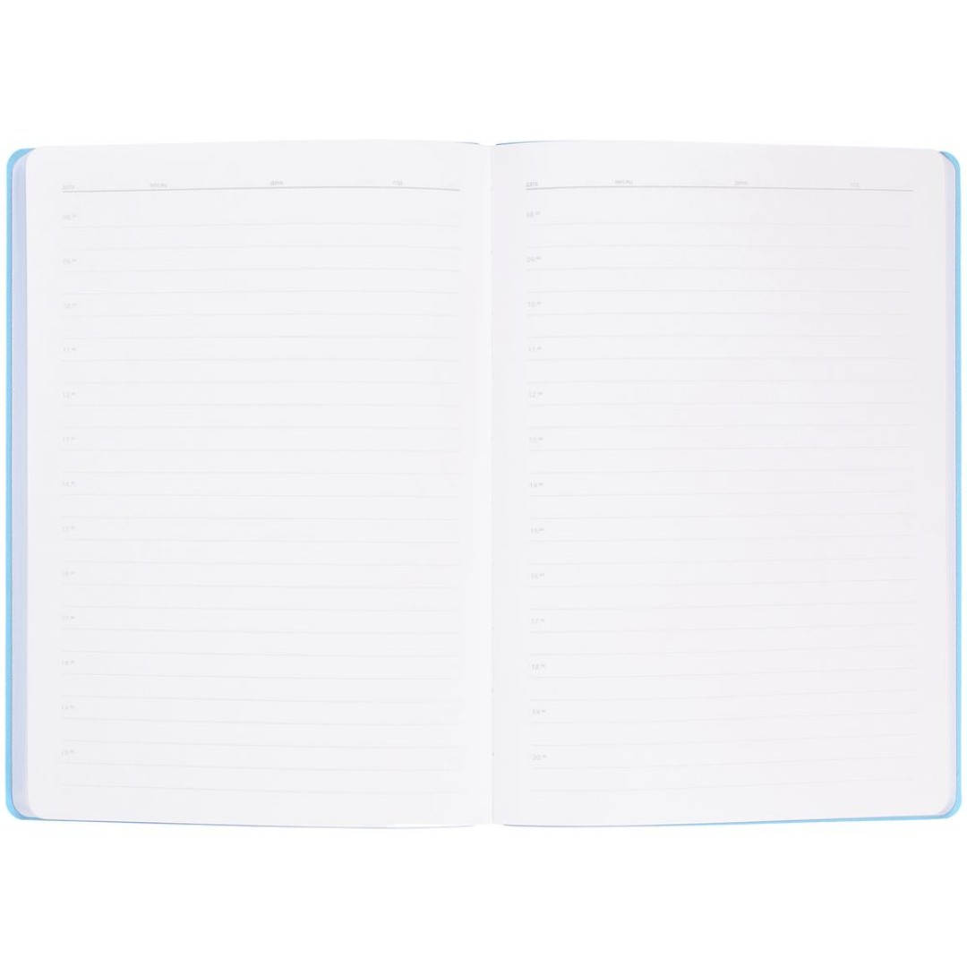 Ежедневник Flexpen Shall, недатированный, голубой