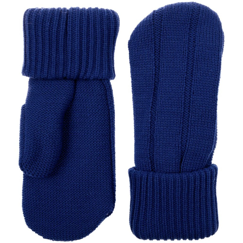 Варежки Knit Beat, темно-синие, размер S/M