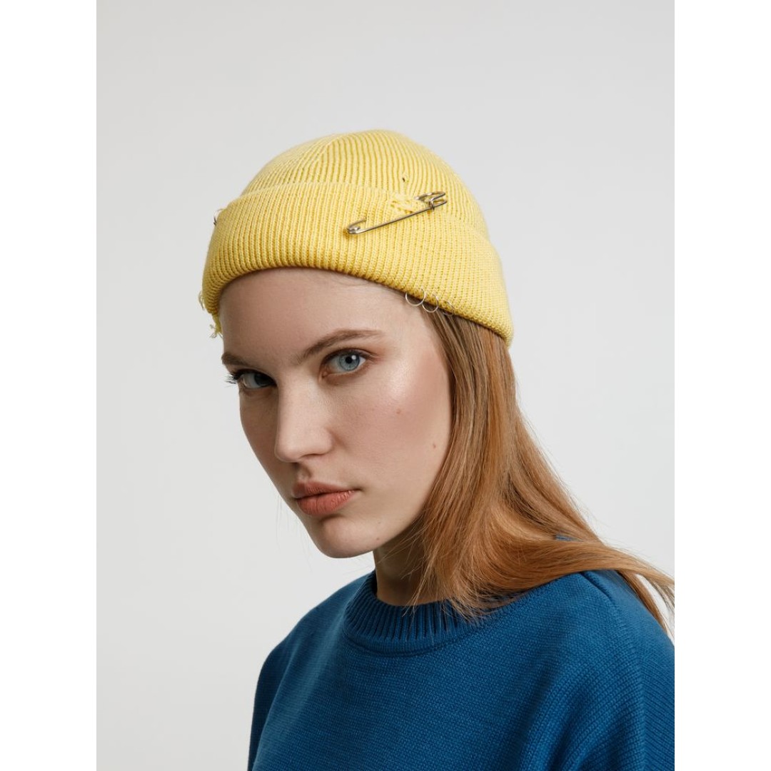 Шапка Pricker, желтая (попкорн)