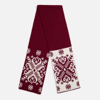 Шарф Wintertude M, красный с белым