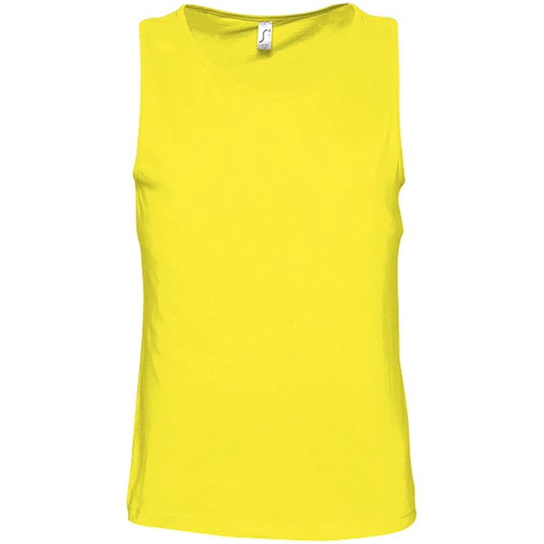 Майка мужская Justin 150 желтая (лимонная), L