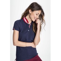 Рубашка поло Patriot Women белая с черным, L