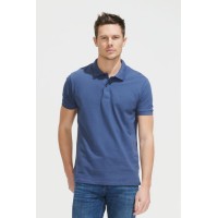 Рубашка поло мужская Perfect Men 180 голубая, L