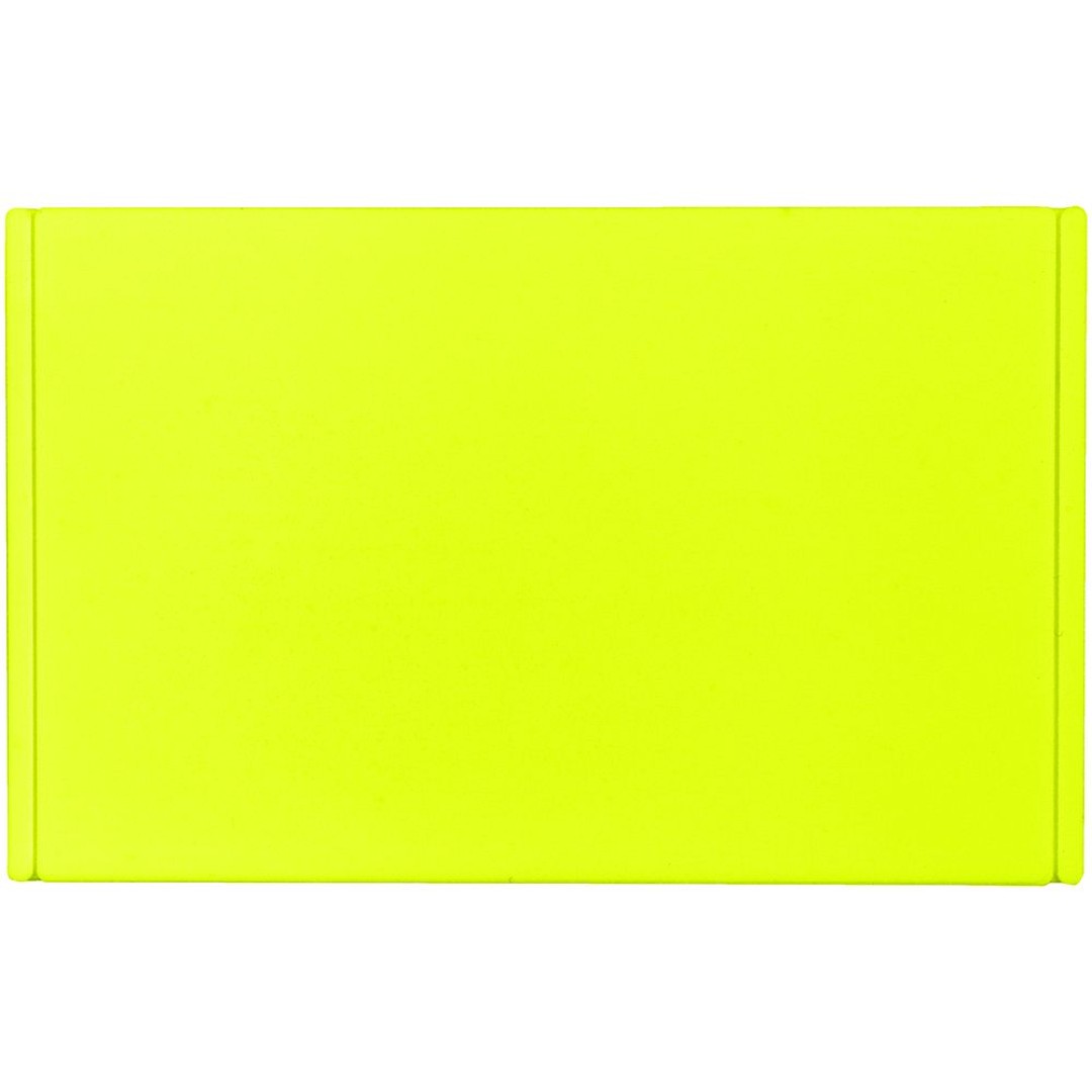 Лейбл из ПВХ Dzeta, ХL, желтый неон