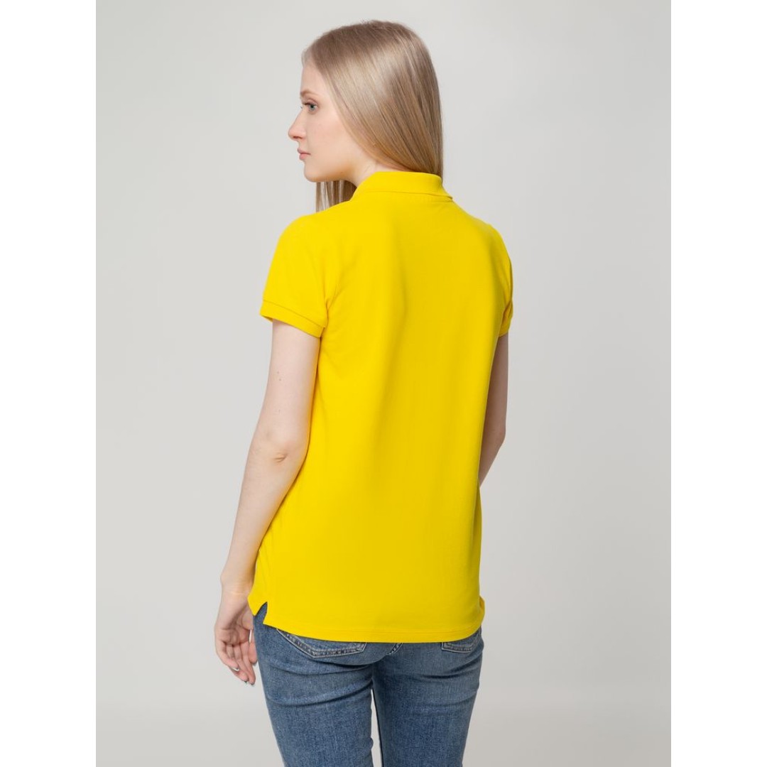 Рубашка поло женская Virma lady, желтая, размер XXL