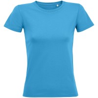 Футболка женская Regent Fit Women, ярко-бирюзовая, XXL