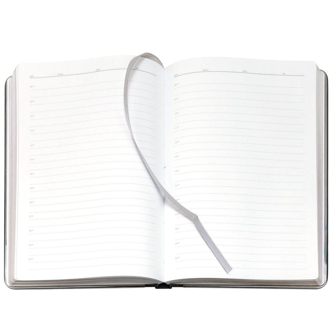 Ежедневник Frame Metal, недатированный, черный