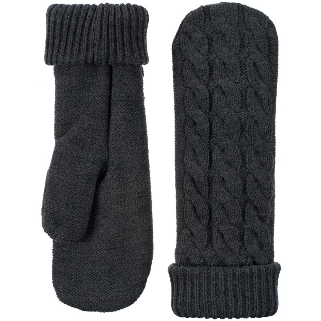 Варежки Heat Trick, темно-серый меланж