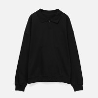 Свитшот оверсайз унисекс S6, черный, размер XS/S