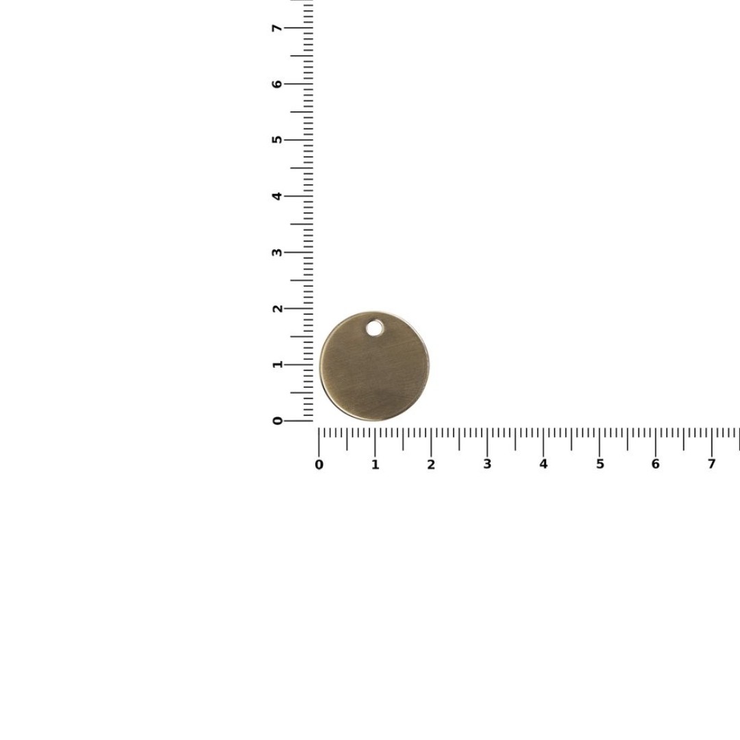 Шильдик металлический Alfa Sirkel, бронзовый