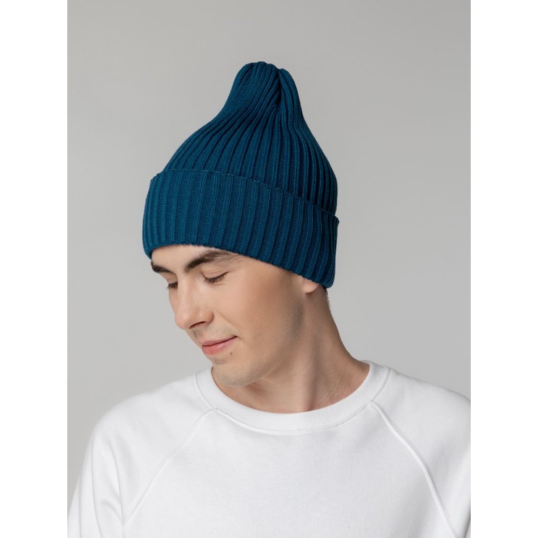 Шапка Yong, темно-синяя (морская волна)