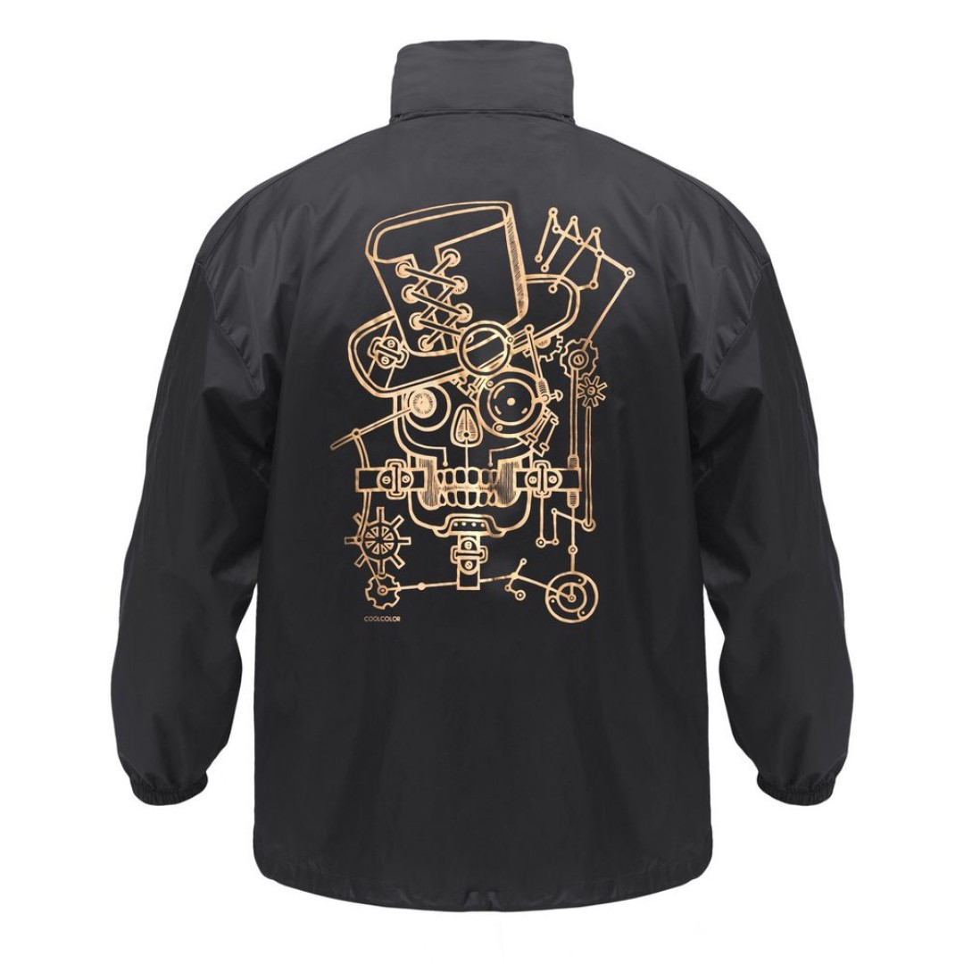 Ветровка John Steampunk, черная, S