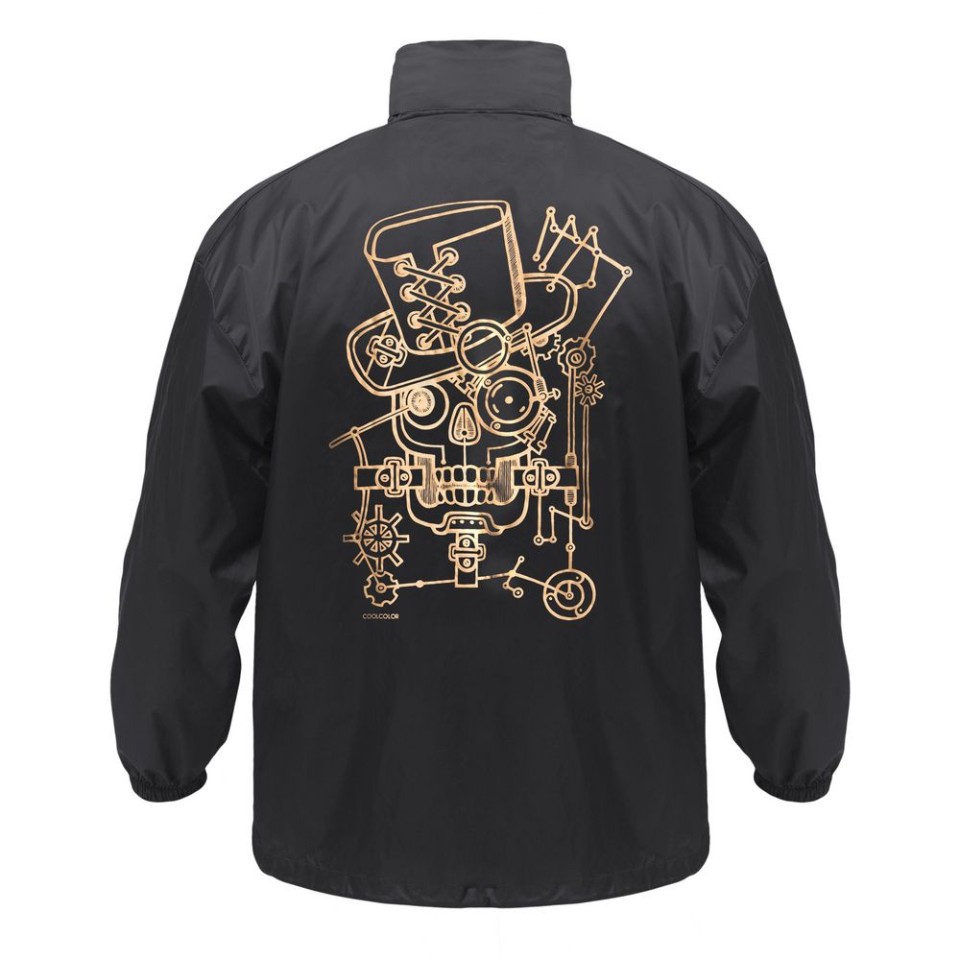 Ветровка John Steampunk, черная, S