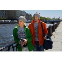 Толстовка «Код вселенной», серый меланж, M