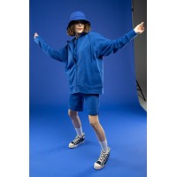 Толстовка унисекс H3, синяя, размер XL/XXL