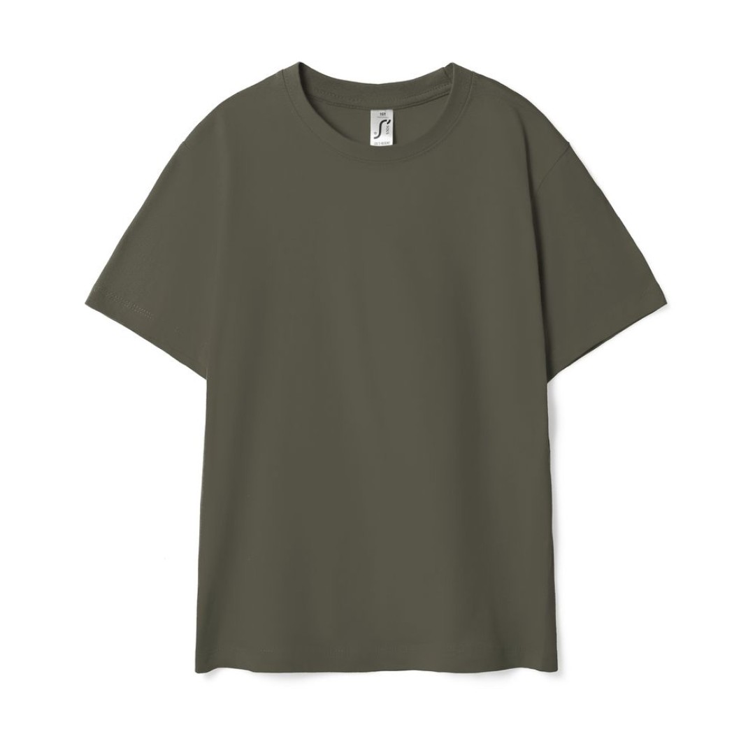 Футболка детская Regent Kids 150 темный хаки, на рост 118-128 см (8 лет)