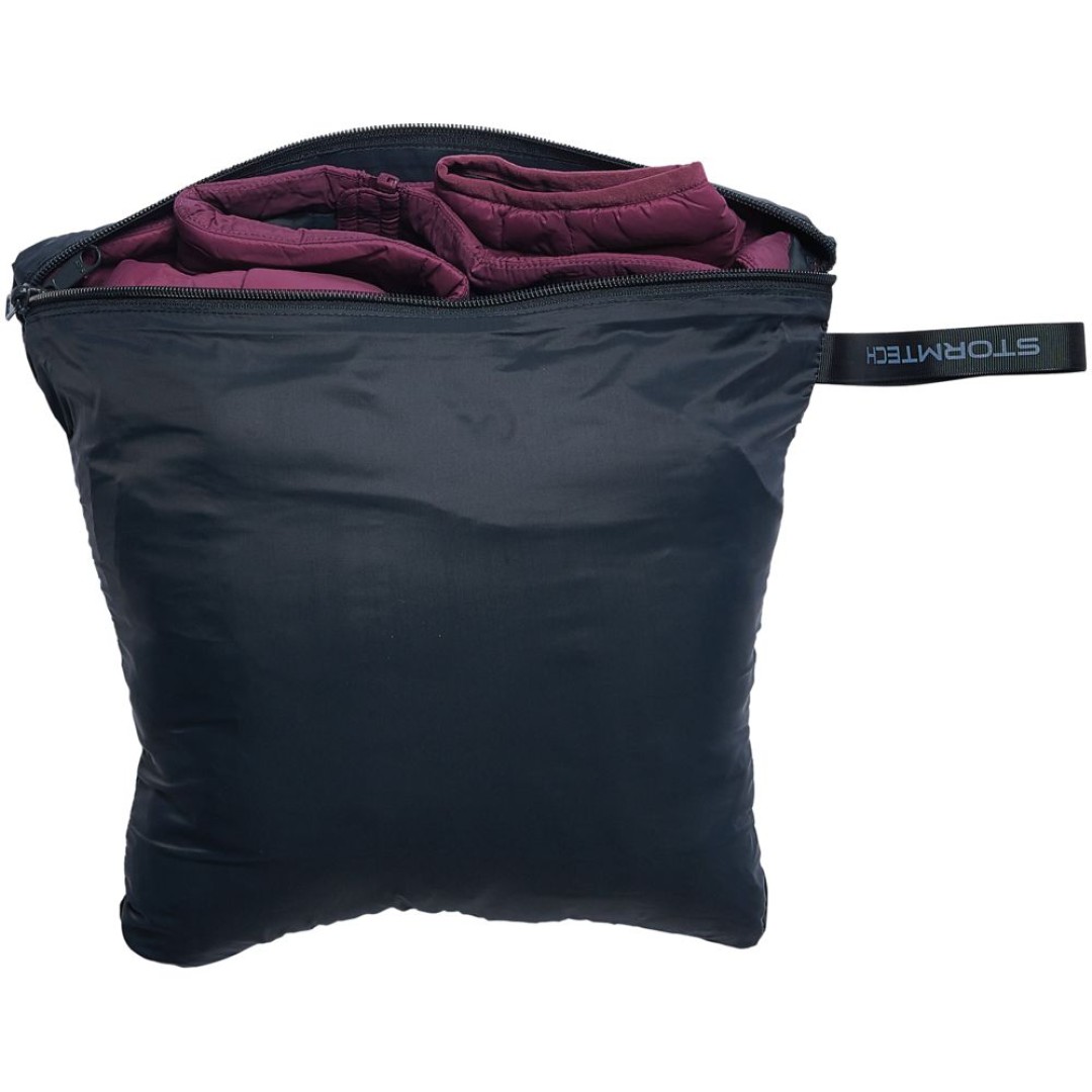 Куртка компактная женская Stavanger черная с серым, XXL