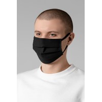 Маска гигиеническая Respire, двухслойная, немедицинская, черная, М