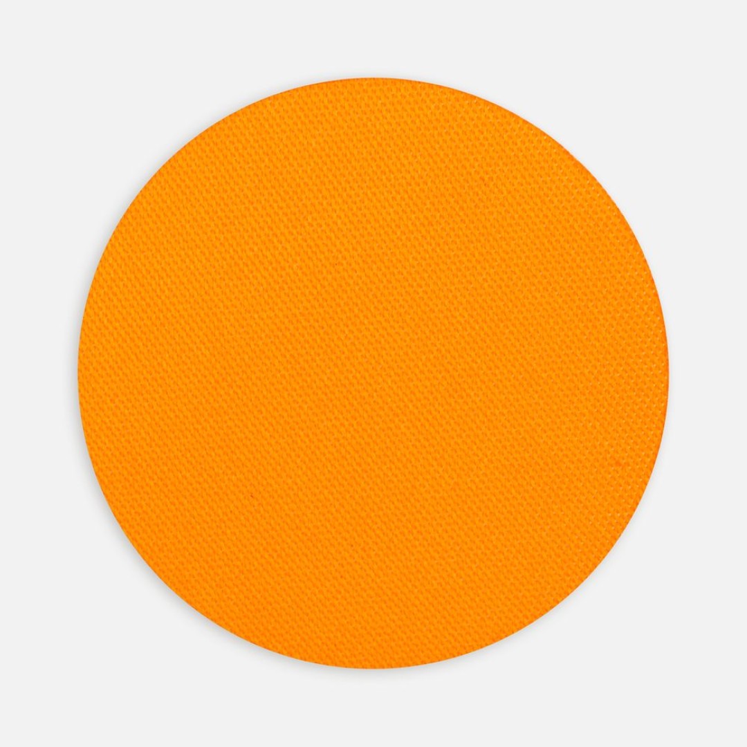 Наклейка тканевая Lunga Round, M, оранжевый неон