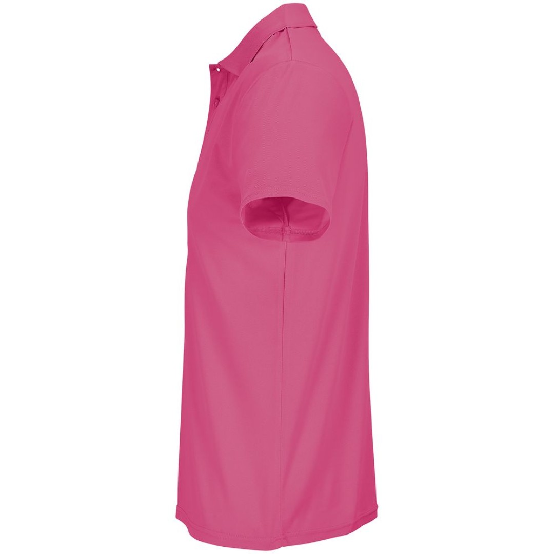 Рубашка поло унисекс Pitcher, розовая (ribbon pink), размер XS