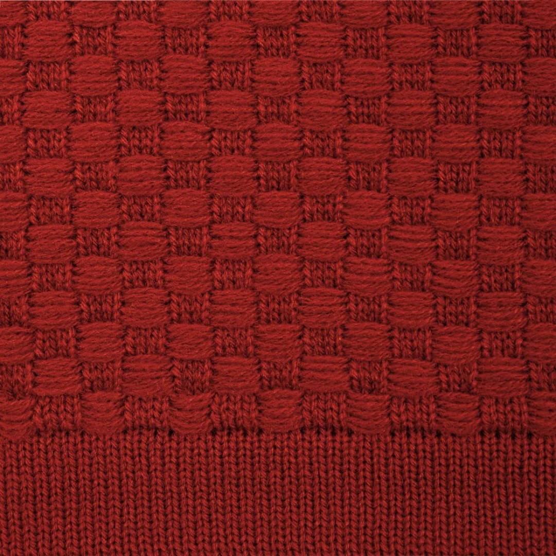 Плед Sheerness, коричневый (терракота)