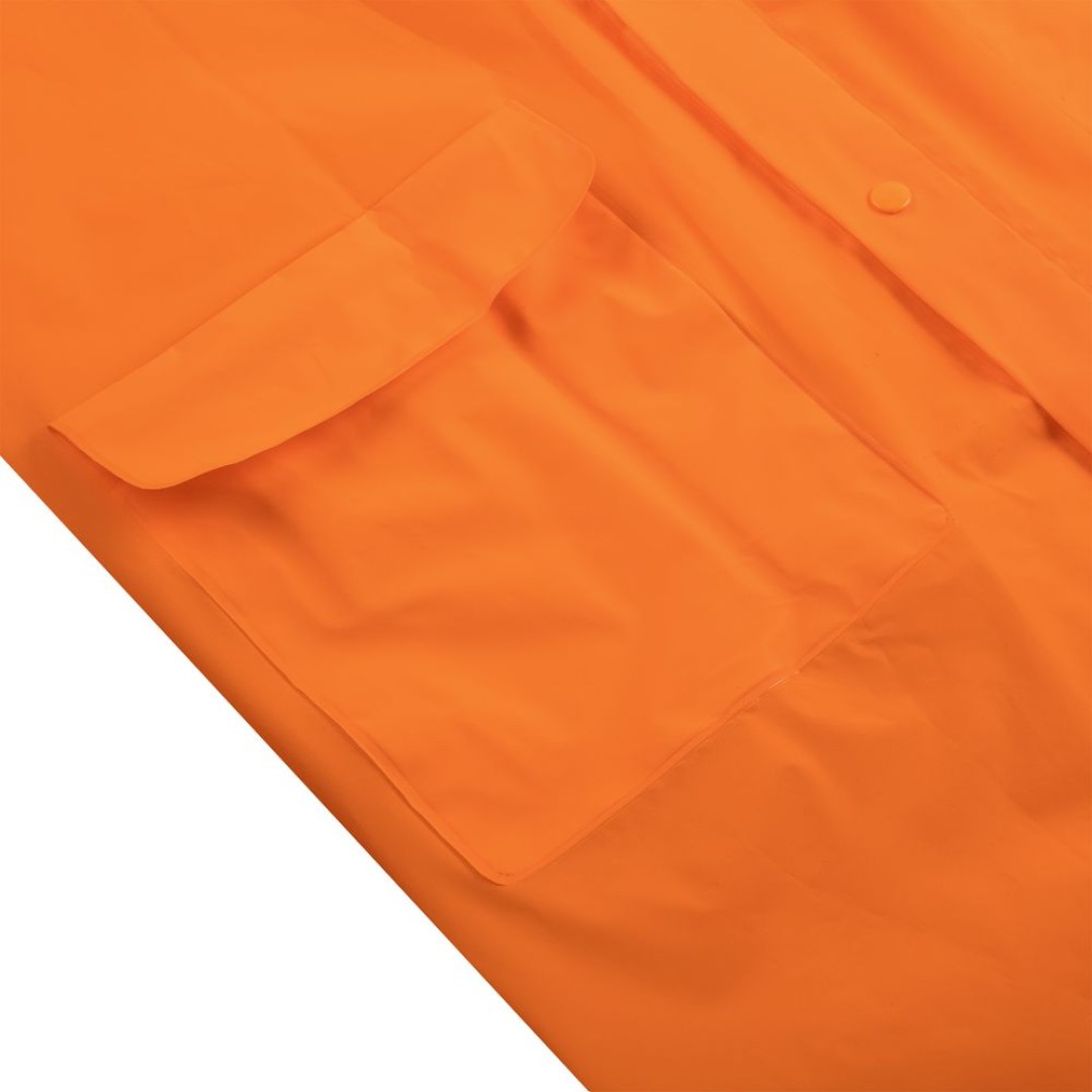 Дождевик детский RainDrop Kids, оранжевый, 8 лет (рост 118-128)