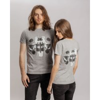 Футболка женская «Подсознательность», серый меланж, S