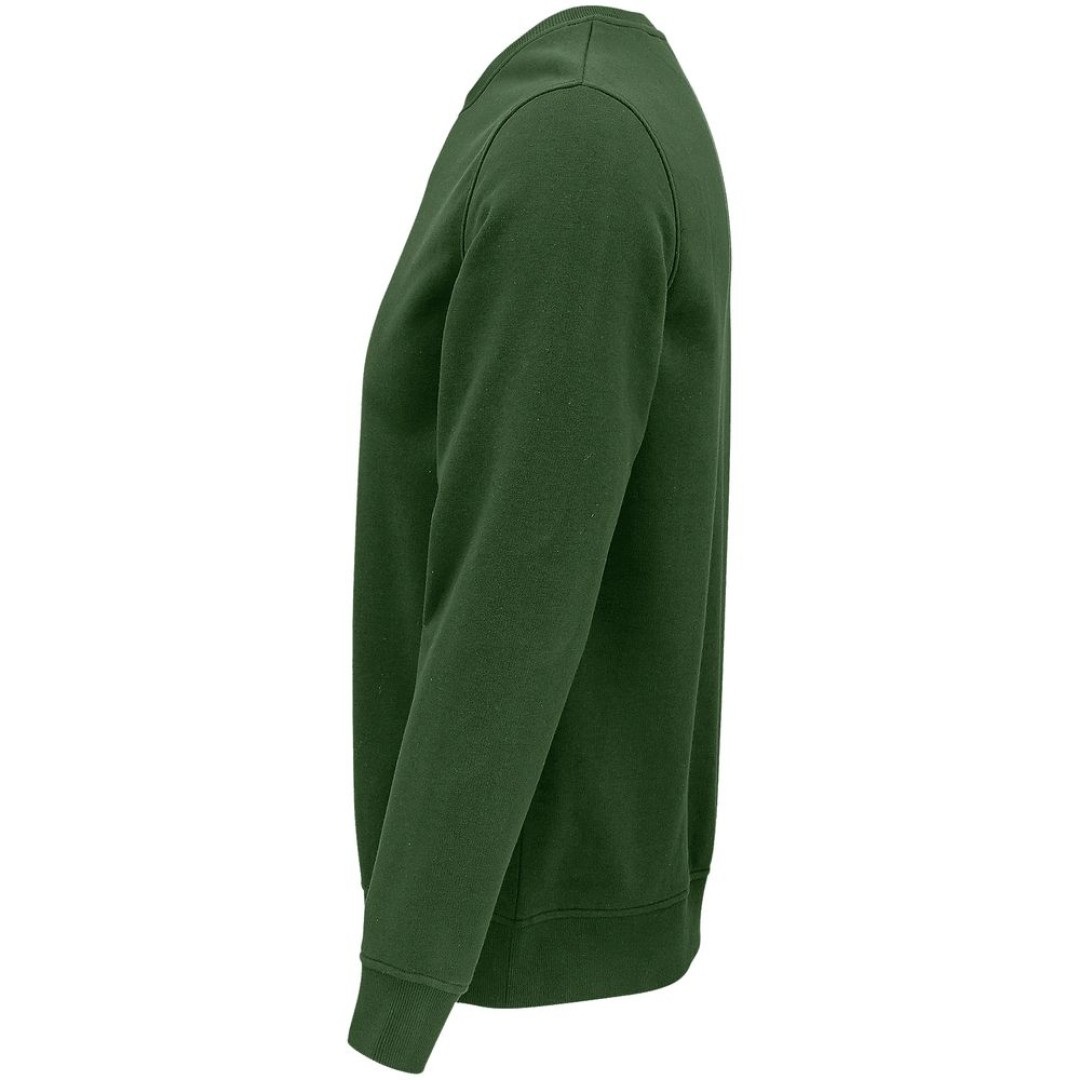 Свитшот унисекс Comet, темно-зеленый, XS