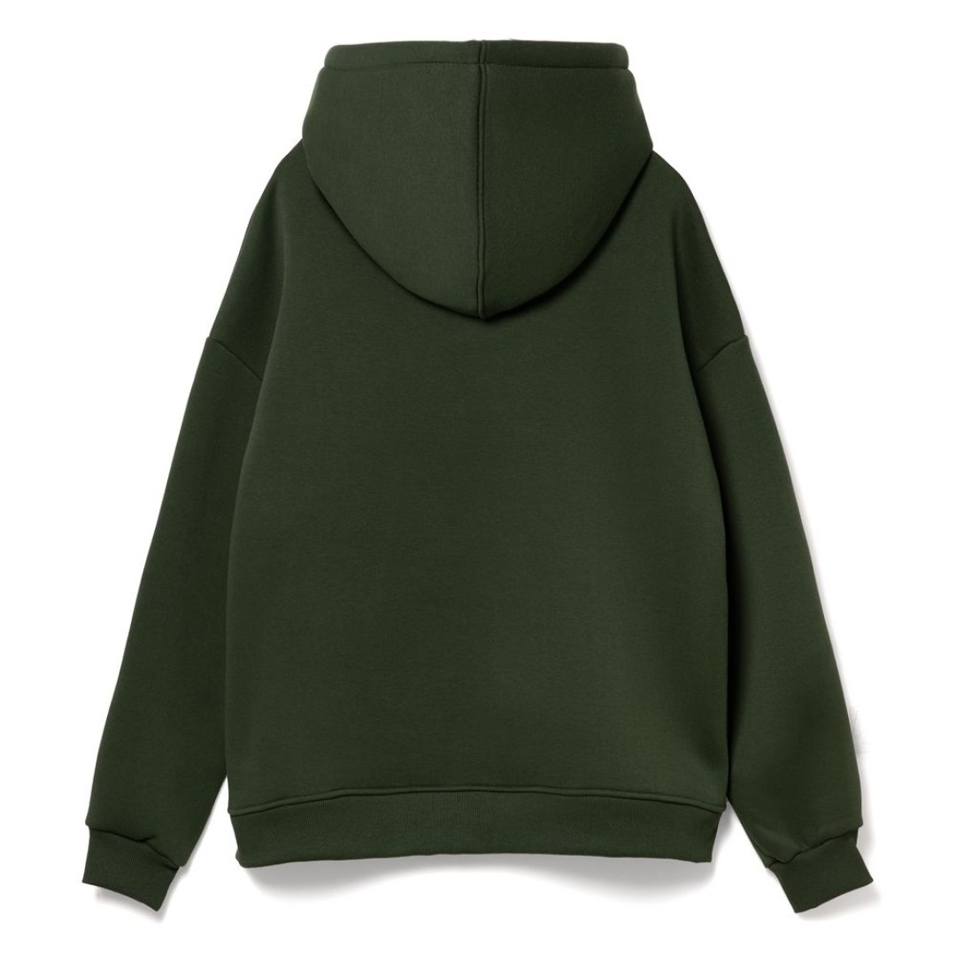 Худи Kulonga Oversize, темно-зеленый хаки, ХS/S
