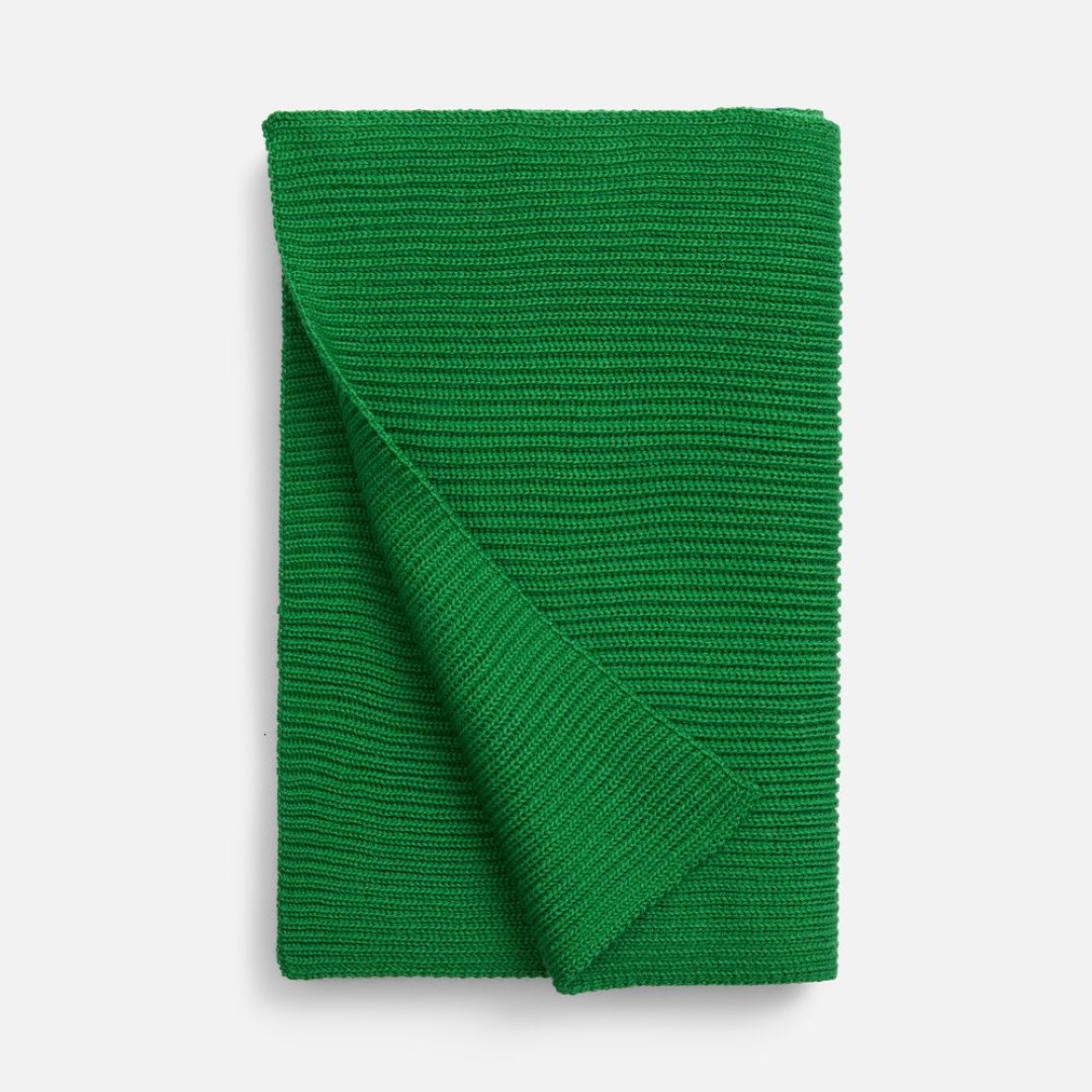 Шарф Nobilis Mono, ярко-зеленый