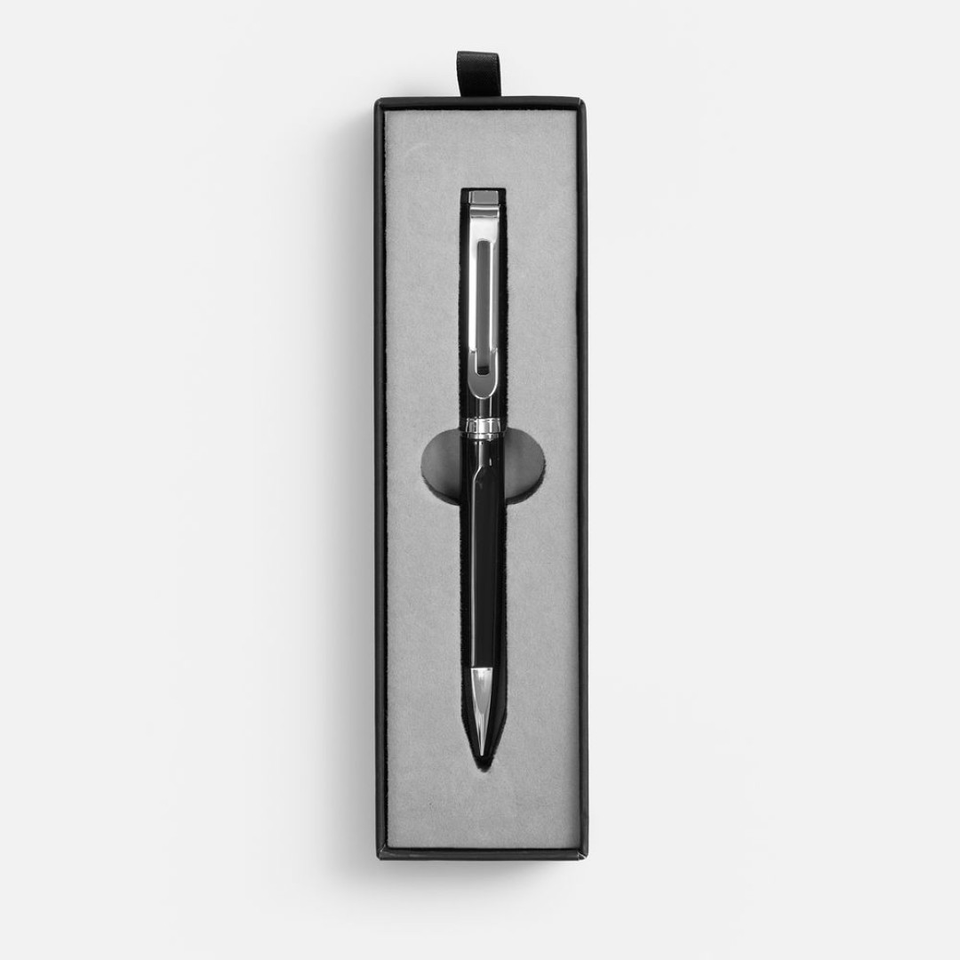 Ручка шариковая Phase, ver.2 в футляре, черная