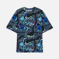 Футболка из бифлекса Morfiss с полной запечаткой на заказ, размер XS/S