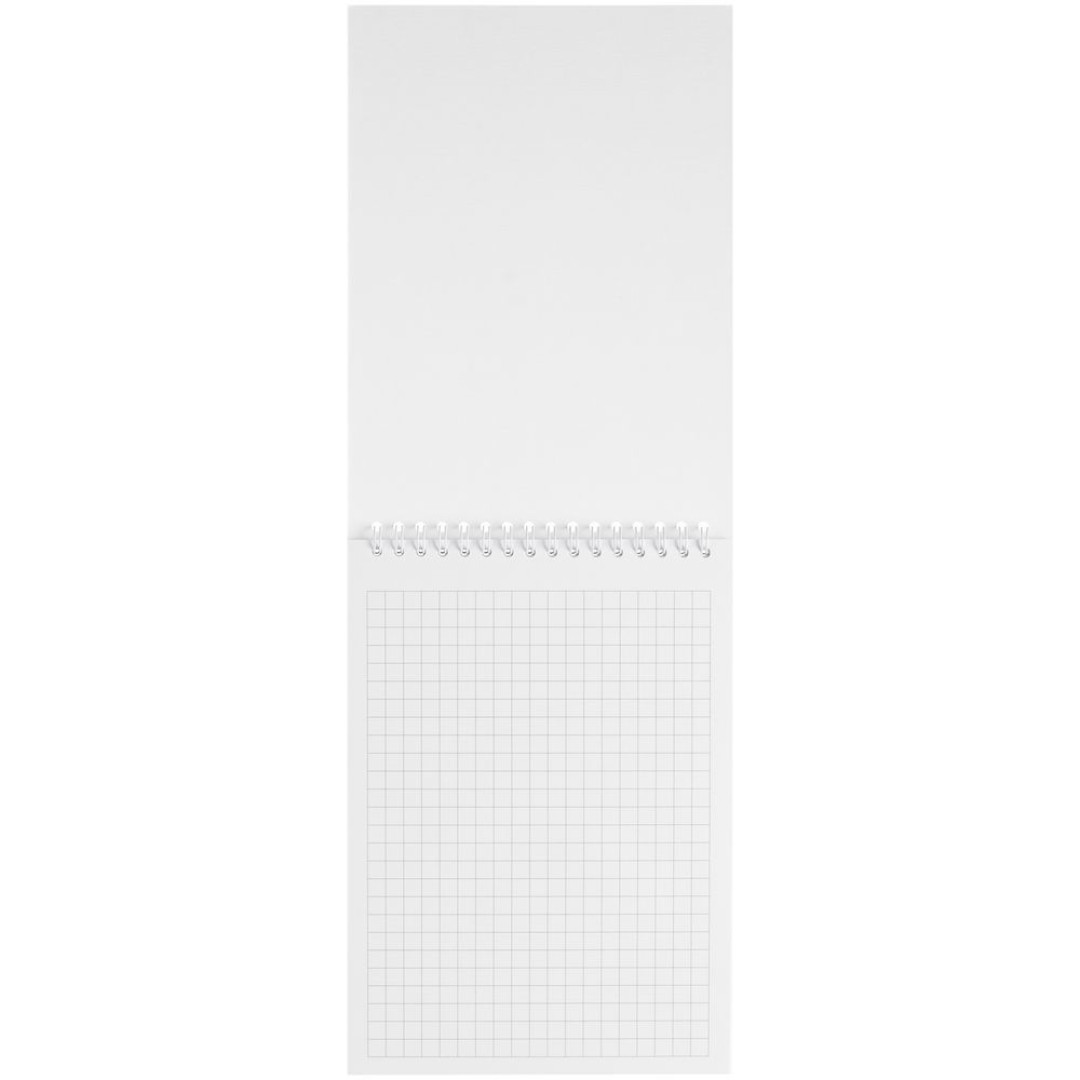 Блокнот Issa в клетку, белый