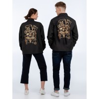 Ветровка John Steampunk, черная, S