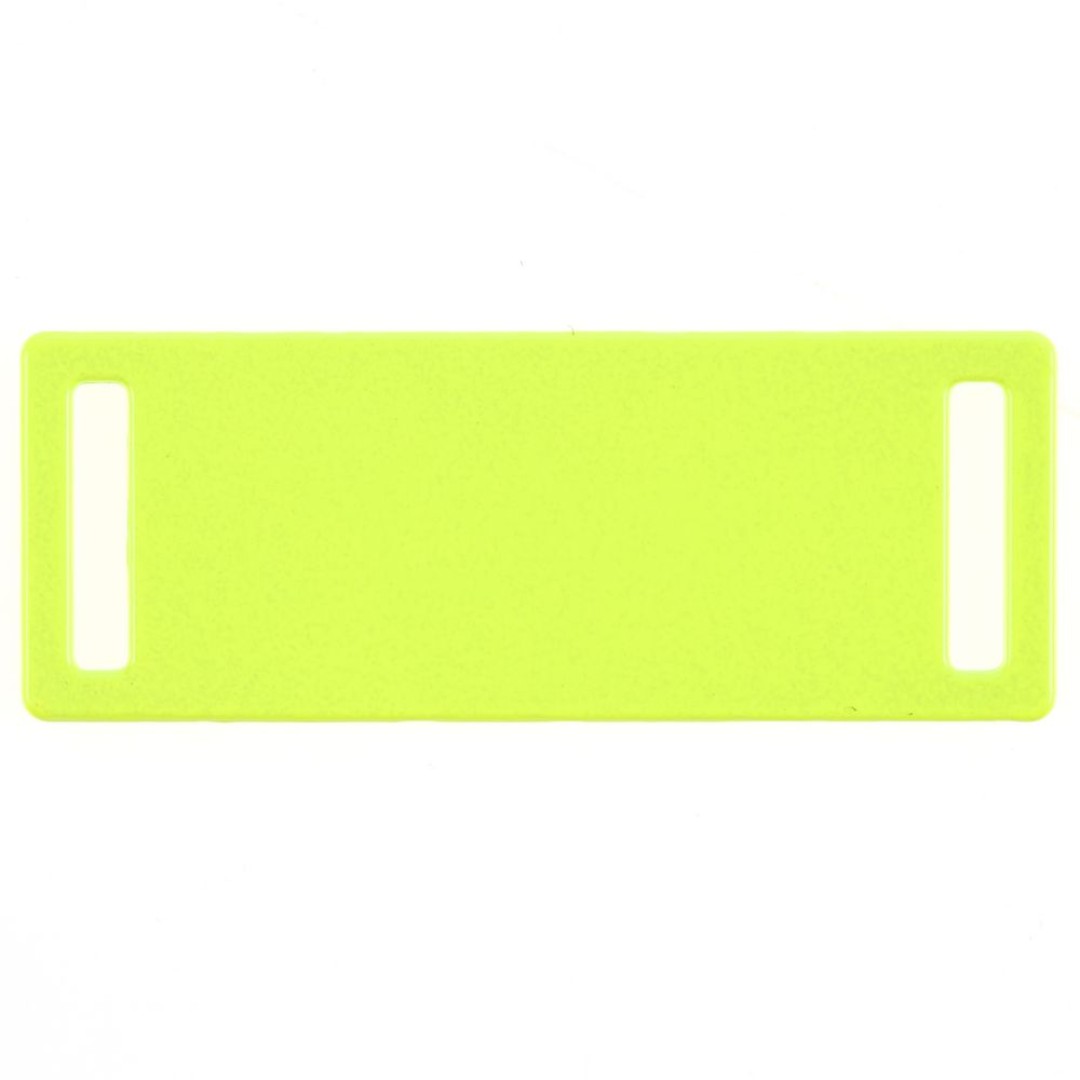 Шильдик металлический Kova, желтый неон