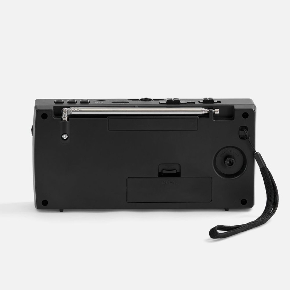 Bluetooth-колонка с радио Comradio, черная