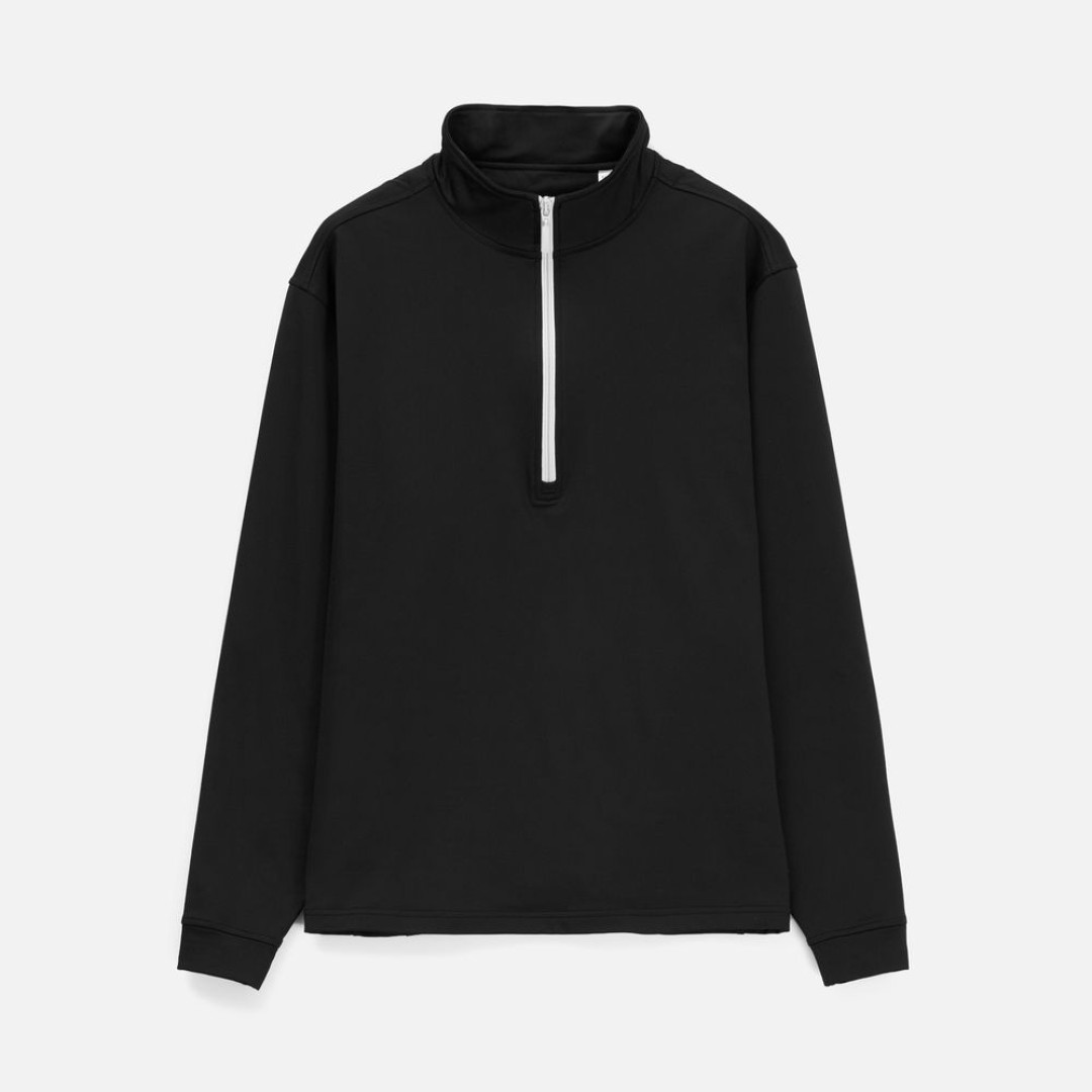 Свитшот на молнии из бифлекса Morfiss, черный, размер XS/S