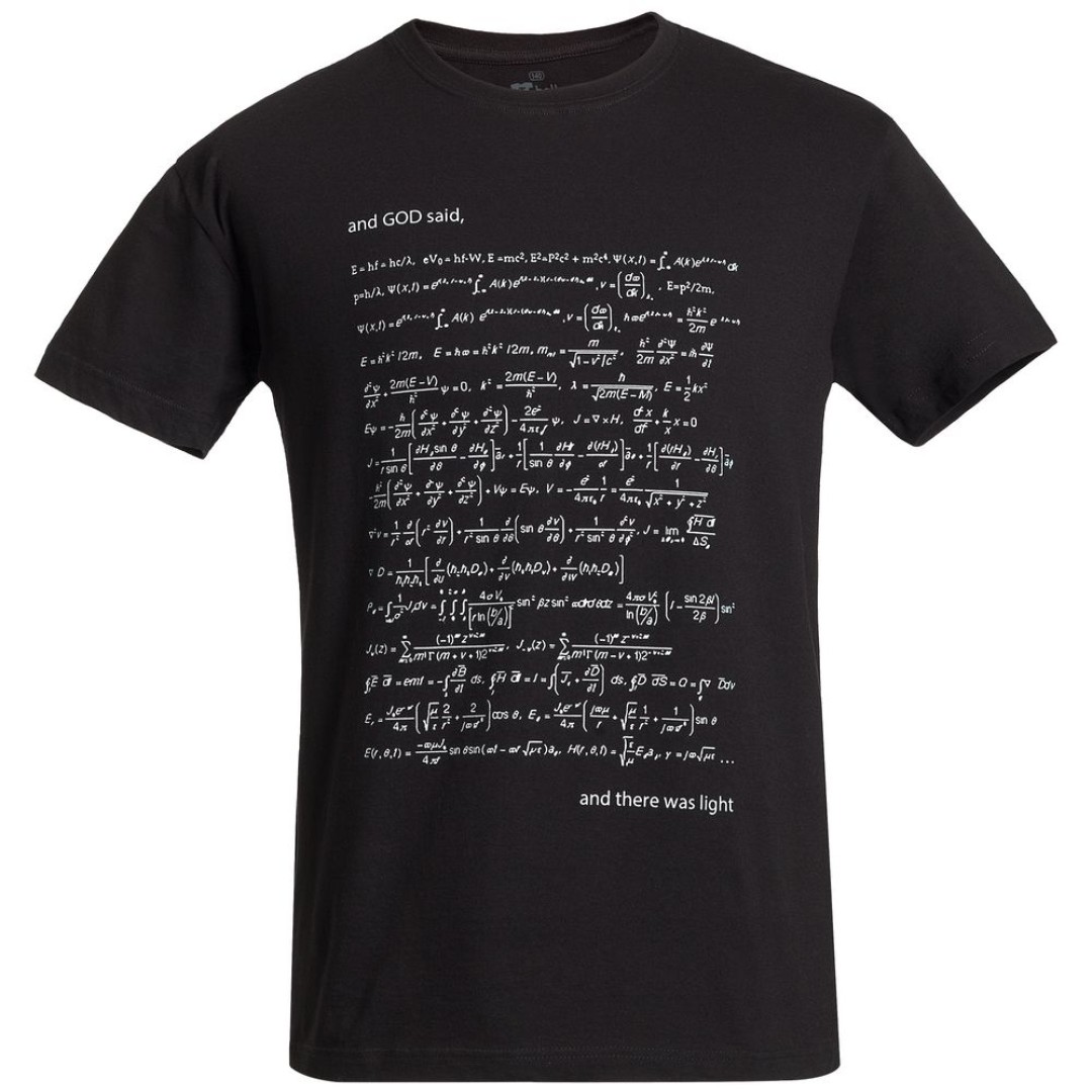 Футболка мужская «Да будет свет», со светящимся принтом, S