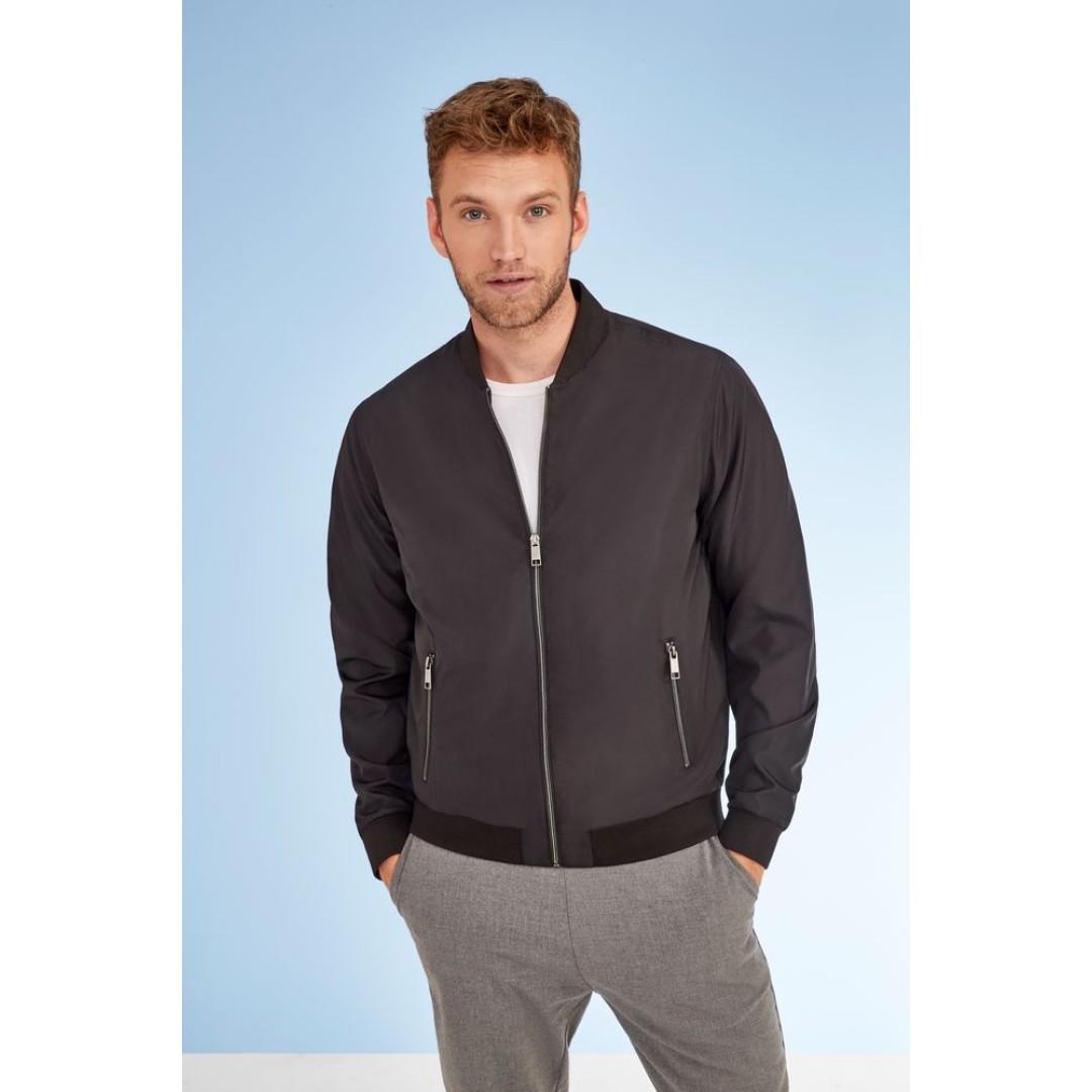 Куртка унисекс Roscoe черная, XS