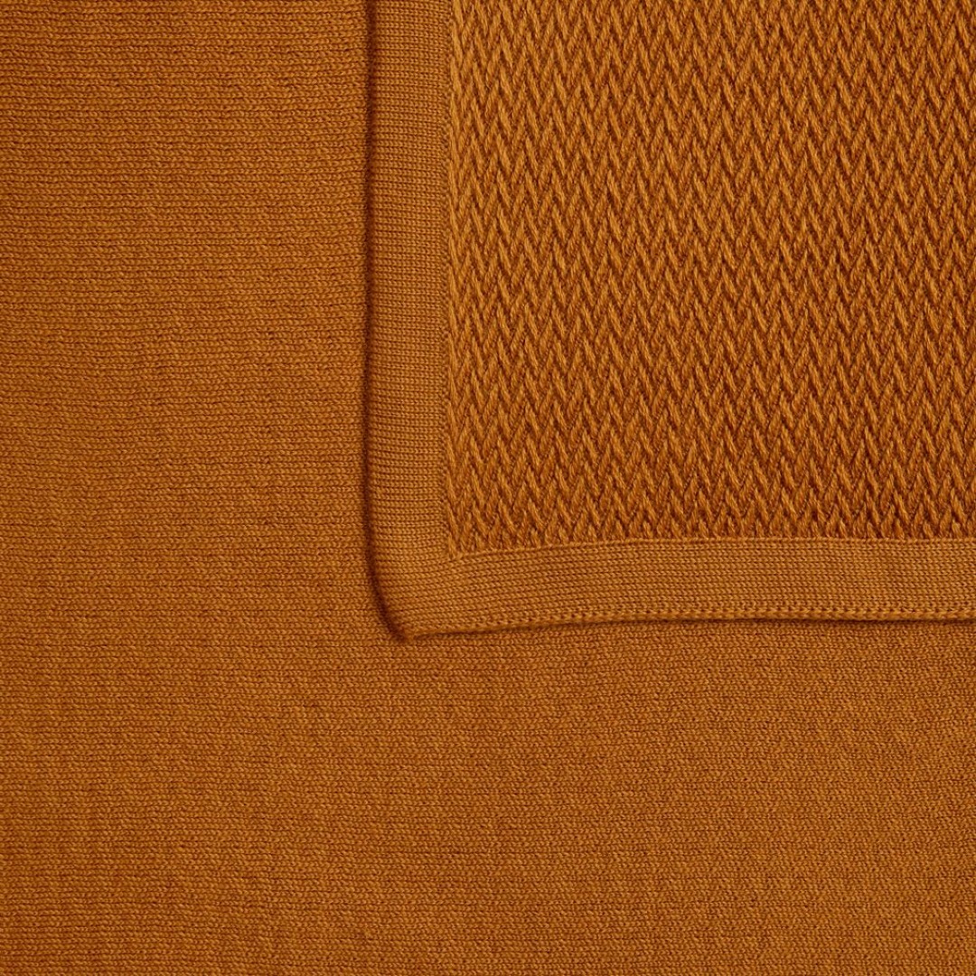 Плед Ornato, оранжевый (светлое золото)