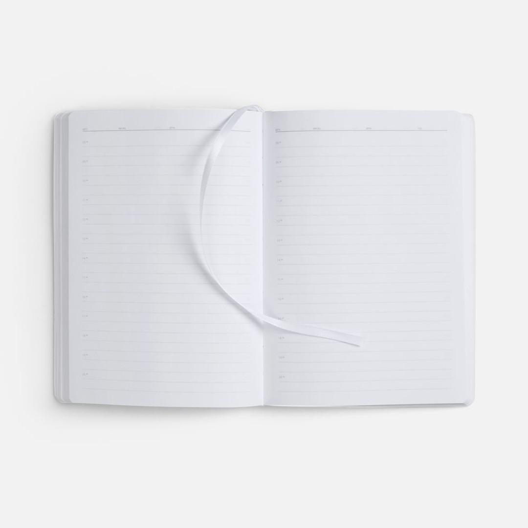 Ежедневник Tact, недатированный, белый