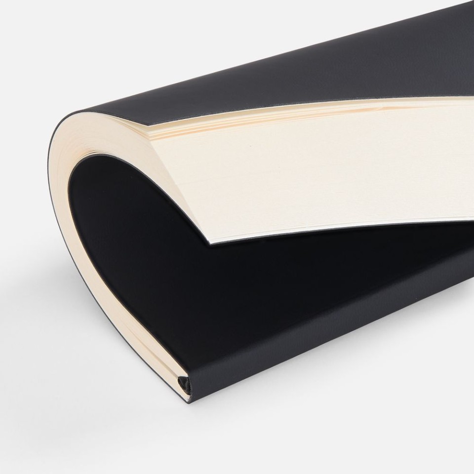 Ежедневник Flat Light, недатированный, черный