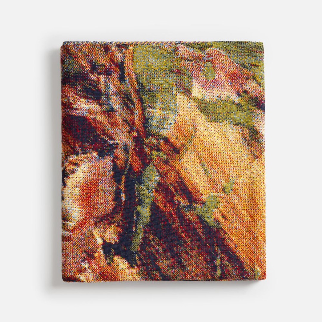 Плед Multicolor Net на заказ, S, полушерсть