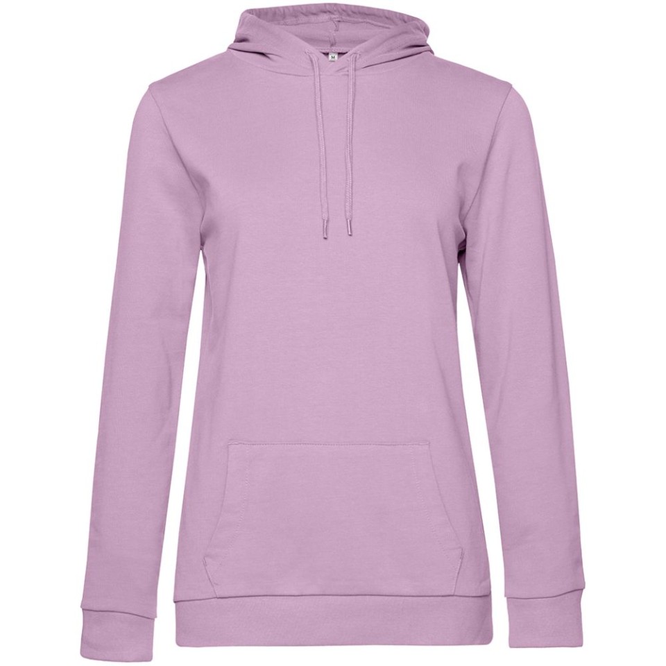 Толстовка с капюшоном женская Hoodie, сиреневая, L
