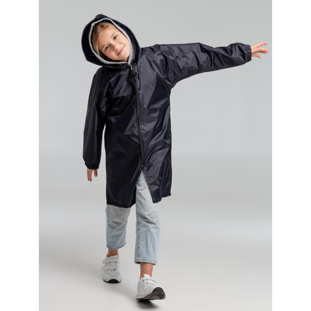 Дождевик детский Rainman Kids темно-синий, 7-9 лет