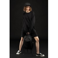 Свитшот унисекс S1, черный, размер XS/S