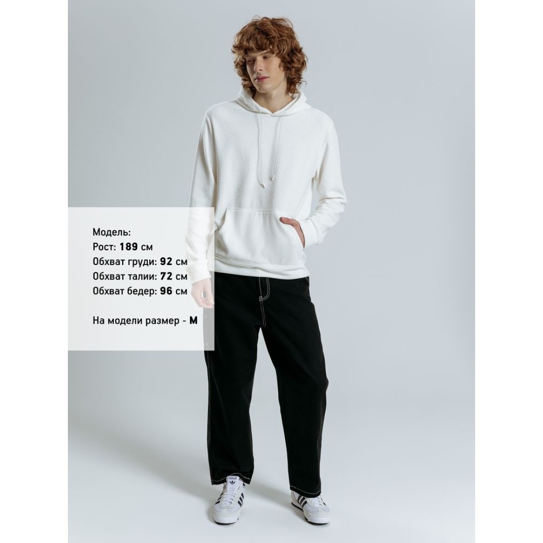 Худи унисекс Prima Vista, белое, размер S