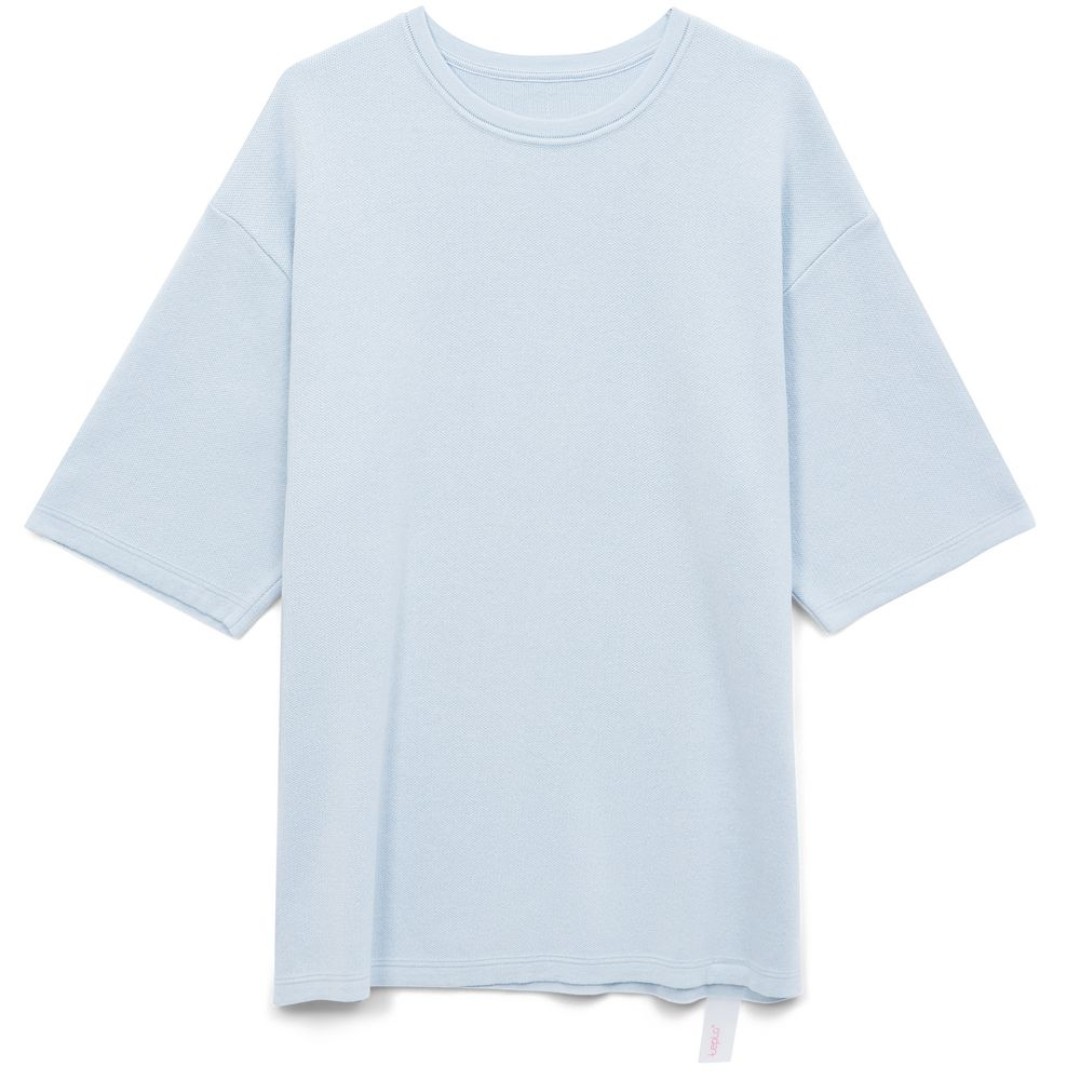 Джемпер с коротким рукавом Siluetti Volumica, светло-голубой, размер XS/S