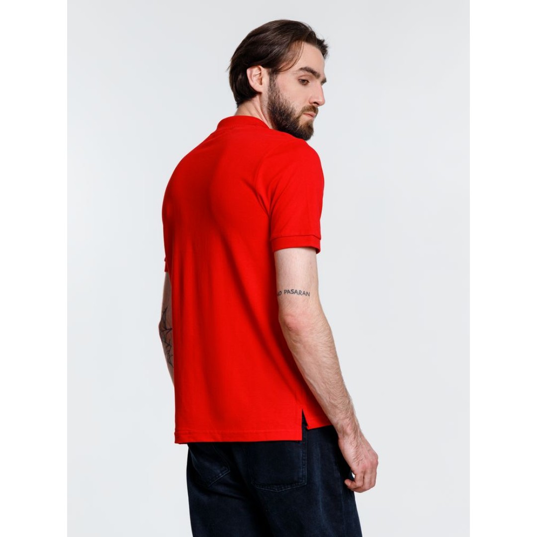 Рубашка поло мужская Adam, красная, размер XXL